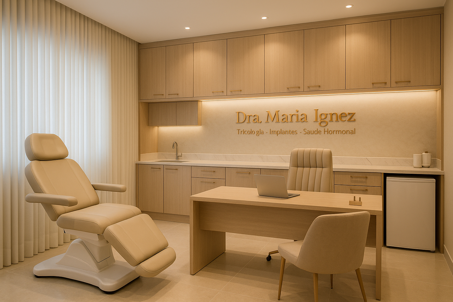 Ambiente de atendimento da Dra. Maria Ignez